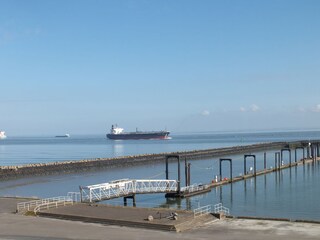 Blick von der Wohnung in Richtung Nordsee