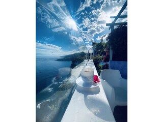 Morgenstimmung aufgenommen von der westlichen Terasse