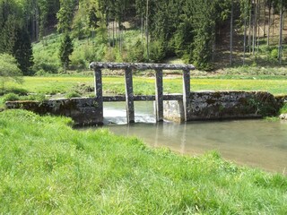 Wasserverlauf am Wanderweg