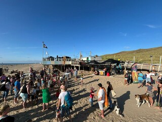 Feest abend bei Strandcafe Vos