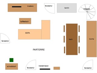 Appartamento per vacanze Servian Pianta del piano 24