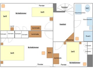 Appartamento per vacanze Servian Pianta del piano 25
