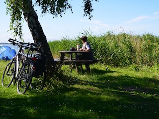Radpause am Bodden