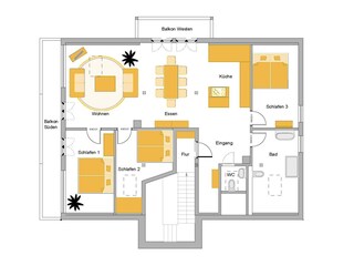 Appartamento per vacanze Lenggries Pianta del piano 30