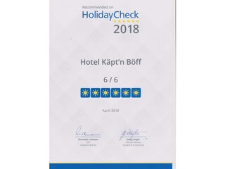 Zufriedenheit unserer Gäste in 2018