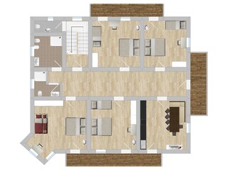 Appartamento per vacanze Gsies Pianta del piano 26