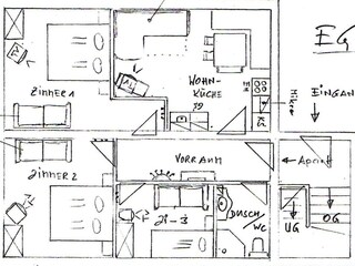 Vakantieappartement Bramberg am Wildkogel Grondplan 41