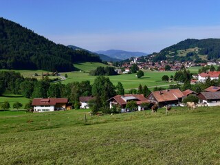 Blick Richtung Oberstaufen