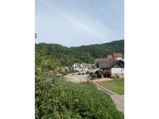 Aussicht vom Balkon