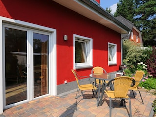 Separate Terrasse im Erdgeschoss