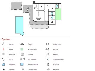 Villa Kastel Novi Grondplan 41