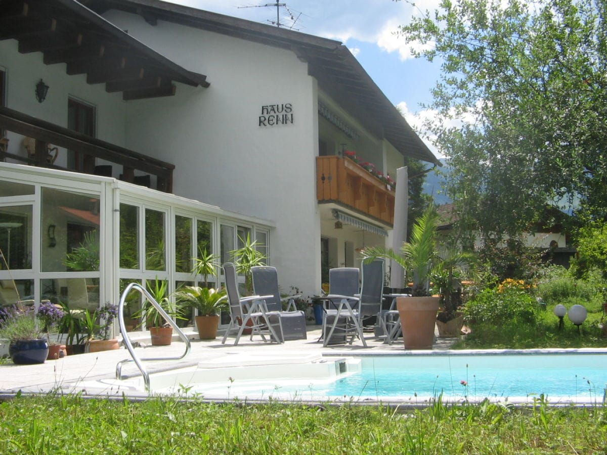 Our house with solar heated swimming pool.