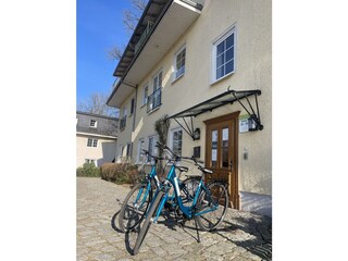 hauseigener Fahrradverleih