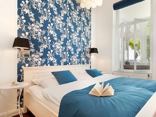 Das schöne Schlafzimmer.