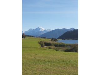 Wandern am Haidersee am Reschenpass, ein magischer Ort.