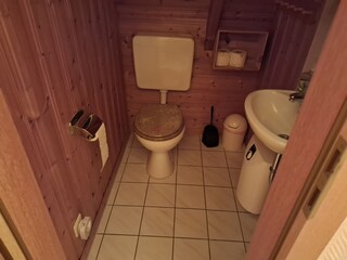 Zweites  WC im Obergeschoss