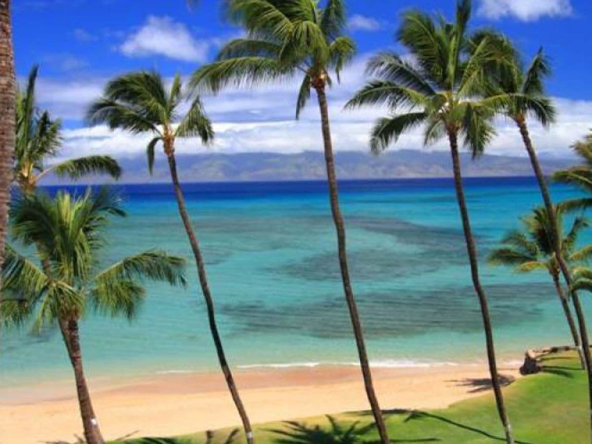 Der Strand beim Hale Mahina