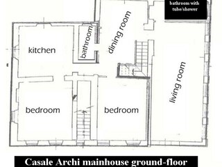 Casa per le vacanze Bucine Pianta del piano 21