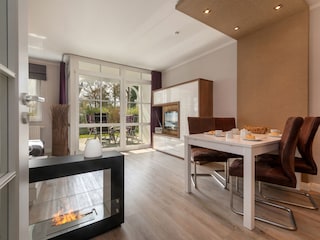 Der Ethanolkamin für gemütliche Abendstunden.