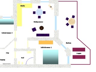 Appartamento Binz Pianta del piano 23