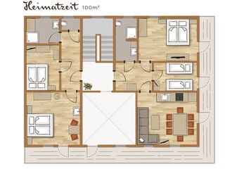 Appartamento per vacanze Ramsau am Dachstein Pianta del piano 41