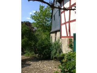Blick in den Innenhof (Zugang zum Garten)