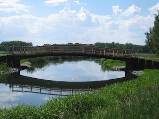 Neue Spreewaldbrücke bei Altzauche