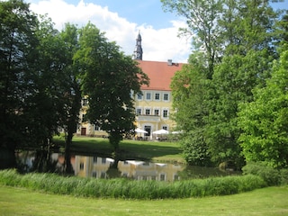 Lübbener Schlossansicht von der Schloßinsel