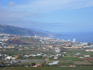 Blick auf die Stadt Puerto de la Cruz