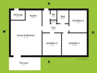 Bungalow De Koog Floor Plan 31