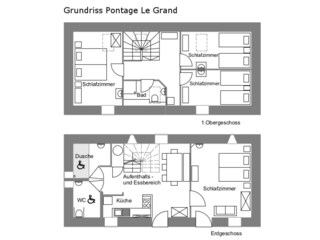 Vakantiehuis Concarneau Grondplan 23