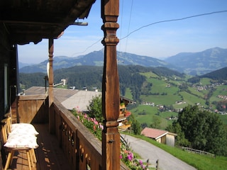 Blick vom Balkon