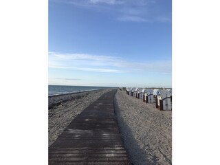 Strand in Bojendorf mit Standkorbverleih