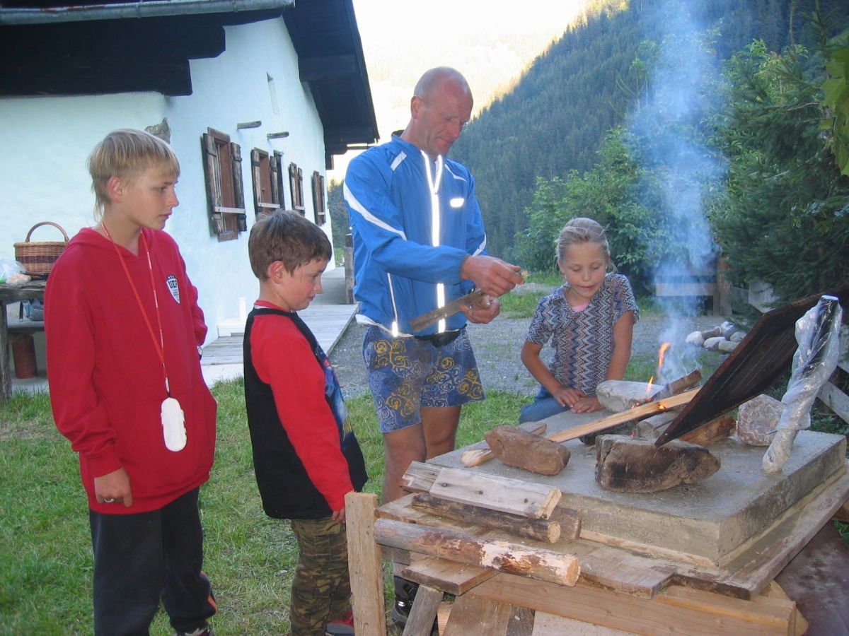 Grillen auf unserer Almhütte