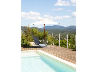 Blick vom Pool