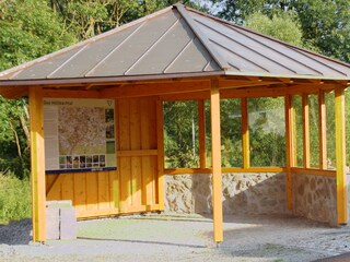 Information Pavillon in the heart of the village