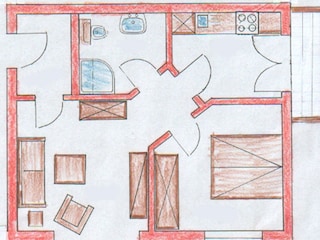 Ferienwohnung Zinnowitz Grundriss 3