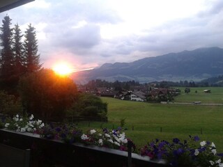 Morgenstimmung vom Balkon