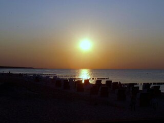 Sonnenuntergang am Strand von Nienhagen