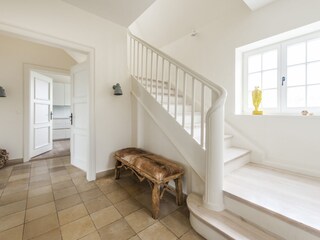 Treppe zu den Schlafzimmern