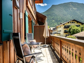 Blick vom Balkon