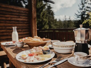 Frühstück auf der Terrasse