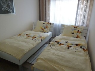 Schlafzimmer mit Einzelbetten