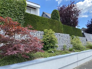 Die schöne Gabionen Garten