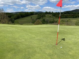 Birdie auf dem Golfplatz