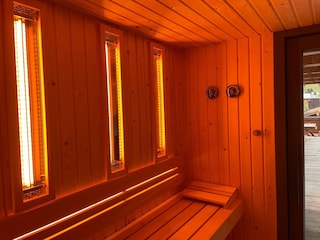 Sauna auf Balkon