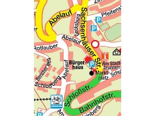 Schloßstr. nur von Sachsenhäuser Str. aus befahrbar!!