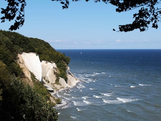Blick auf die Kreidefelsen von Rügen