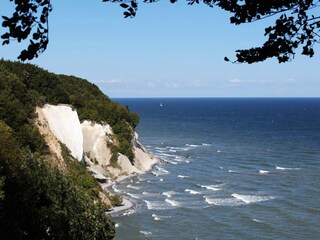 Blick auf die Kreidefelsen von Rügen