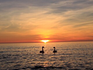 Ostsee im Abendrot